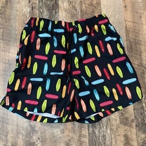 low inseam swim trunks